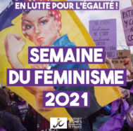 Lancement de l&rsquo;édition 2021 de la semaine du féminisme du MJCF