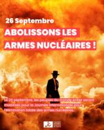 Le 26 septembre, abolissons les armes nucléaires ! 
